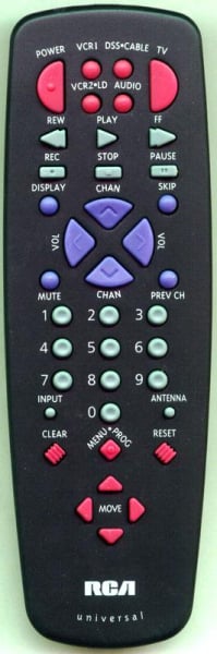 Replacement remote for Rca F27636BC, G26661CK, F20632SE, F27634ET