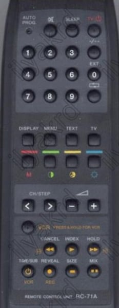Controlo remoto de substituição para Bruns TV620(ONLY TV)