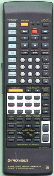 Controlo remoto de substituição para Pioneer VSX4900S, VSX025