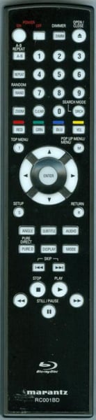 Controlo remoto de substituição para Marantz 307010018013M, RC001BD, BD7003, BD8002