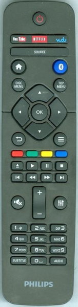 Replacement remote for Philips 996580000545, HTB3525B, HTB3525B/F7