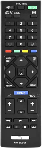 Controlo remoto de substituição para Sony KDL-46EX700