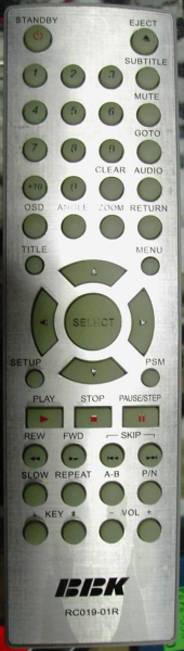 Controlo remoto de substituição para Woxter DVD-X DIV200