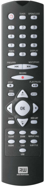 Replacement remote control for Philips HDR3500