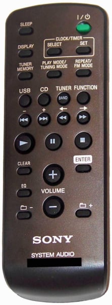 Controlo remoto de substituição para Sony MHC-EX700