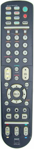 Replacement remote control for Nad T752