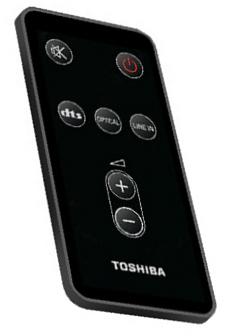 Replacement remote control for Toshiba SB3950E1