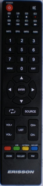 Replacement remote control for Supra STV-LC40T882FL