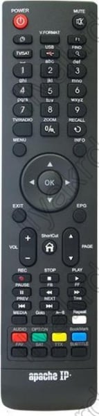 Replacement remote control for Edision APACHE IP
