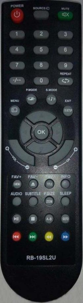 Replacement remote control for Rubin XYX-648B1