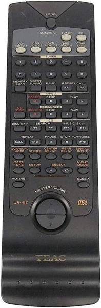 Replacement remote control for Teac/teak UR-417
