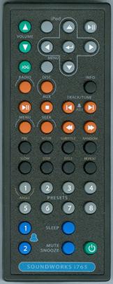 Replacement remote control for Cambridge Soundworks SOUNDWORKS765I