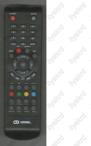 Replacement remote control for Tvk 3102HD