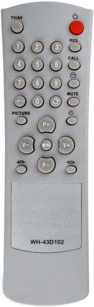 Replacement remote control for Shivaki STV-15L2