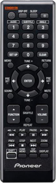 Replacement remote control for Pioneer X-SMC3