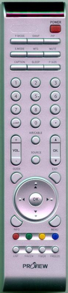 Replacement remote for Proview PA37JK1A