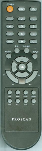 Replacement remote for Proscan 32LA25Q