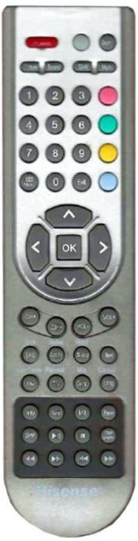 Replacement remote control for Hisense LEDN32K15UK