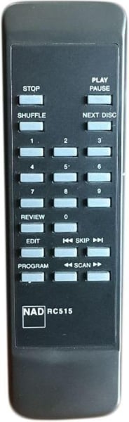 Replacement remote for Nad 515, NAD515, RC515