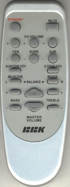 Replacement remote control for Bbk FSA1806