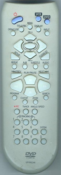 Replacement remote control for Trutech DV4TS05