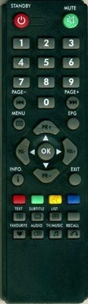 Replacement remote control for Logik RC-LSSTB10