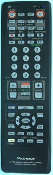Replacement remote control for Pioneer VSX-859RDS