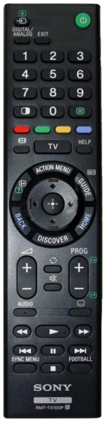 Replacement remote control for Sony RMT-TX100P