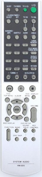 Replacement remote control for Sony MHC-RV888D