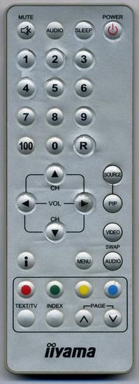 Replacement remote control for Iiyama PROLITE C510T