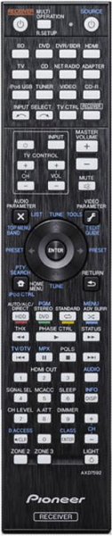 Replacement remote control for Pioneer SC-LX83