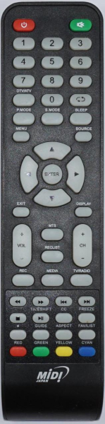 Ersättande fjärrkontroll till Saturn LCD32T