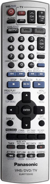 Replacement remote control for Panasonic EUR7720X30