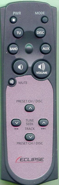 Replacement remote for Eclipse AVN30D OPTIONAL RMT, AVN62D OPTIONAL