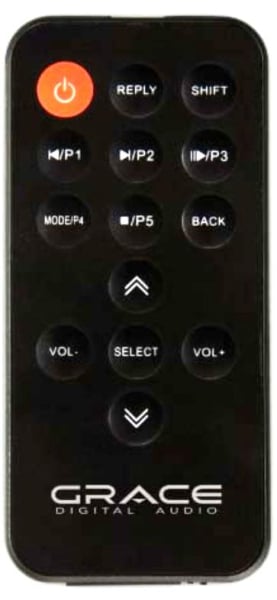 Replacement remote for Grace digital IRA500