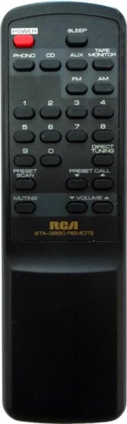 Replacement remote control for Rca STA3850
