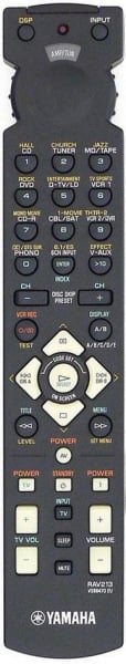 Ersättande fjärrkontroll till Yamaha DSP-AX620