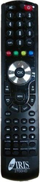 Replacement remote control for Iris HD9900