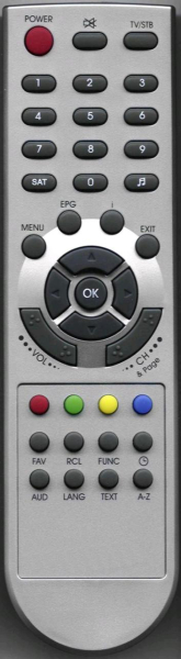 Replacement remote control for Homecast EM1150FTA