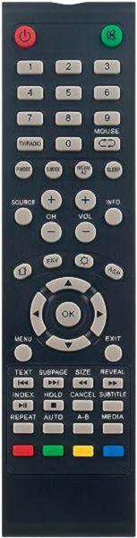 Replacement remote control for Akai AKTV4620