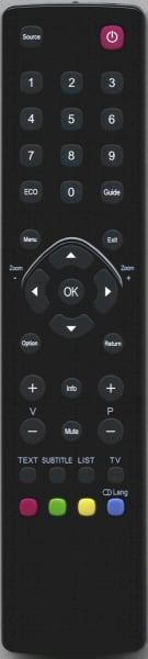 Replacement remote control for Seleco SE28HD-T