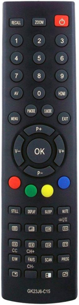 Replacement remote control for Hyundai H-LCD2201