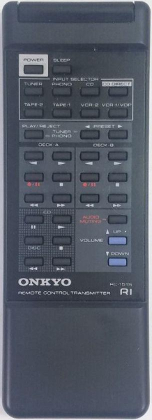 Replacement remote control for Onkyo TX-860