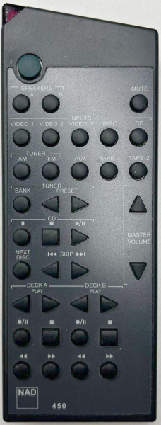 提供替代品遥控器 Nad C740(AMP)