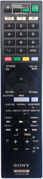 Replacement remote control for Sony HBD-N9100W