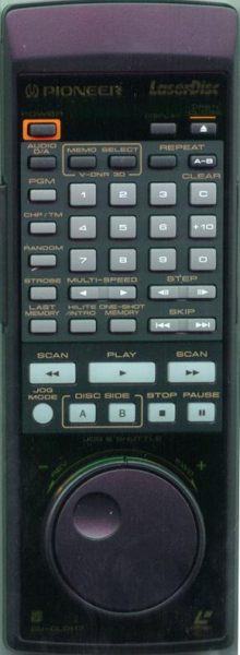 替换的遥控器用于 Pioneer VXX1244, CU-CLD015, CLD3070
