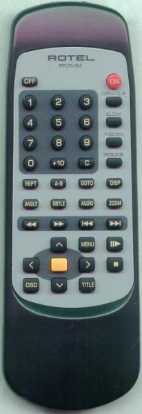 Replacement remote for Rotel RRDV94, RDV1060