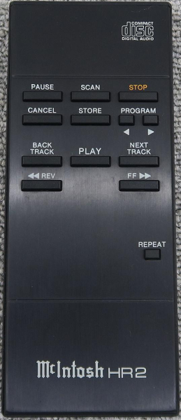 Replacement remote for Mcintosh HR2