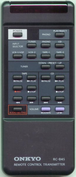 替换的遥控器用于 Onkyo TX-108, RC108X, 241066A, TX-88