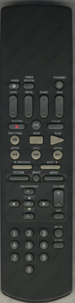 Replacement remote control for Siera 14TVCR240